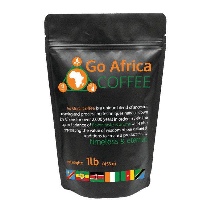 Go Africa® Coffee 1Ib Bag (Whole Bean) Dark Roast - Image 2