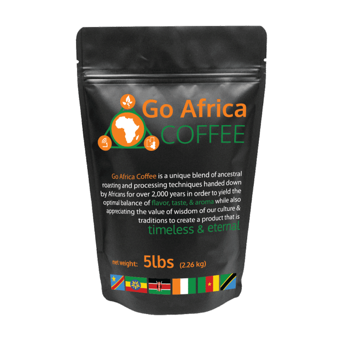Go Africa® Coffee 5Ib Bag (Whole Bean) Dark Roast - Image 2
